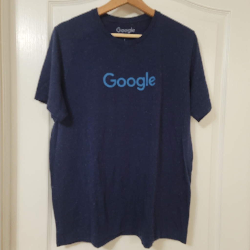 Google Official Store Blue Tee Large